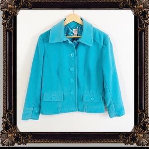 Chico’s blue pea coat